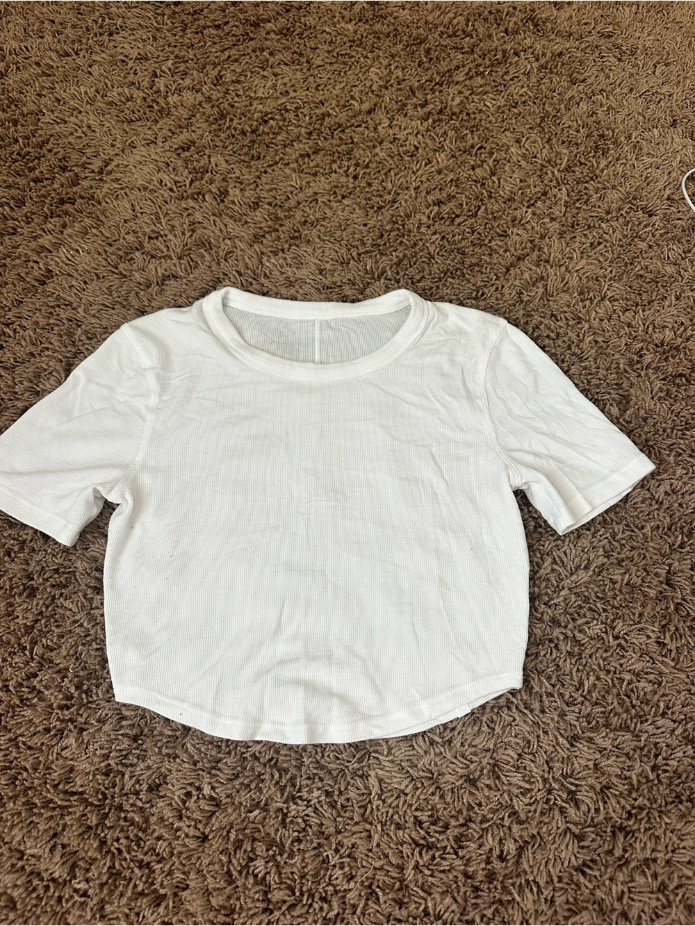 lululemon athletica White Short Sleeve Crew Tee